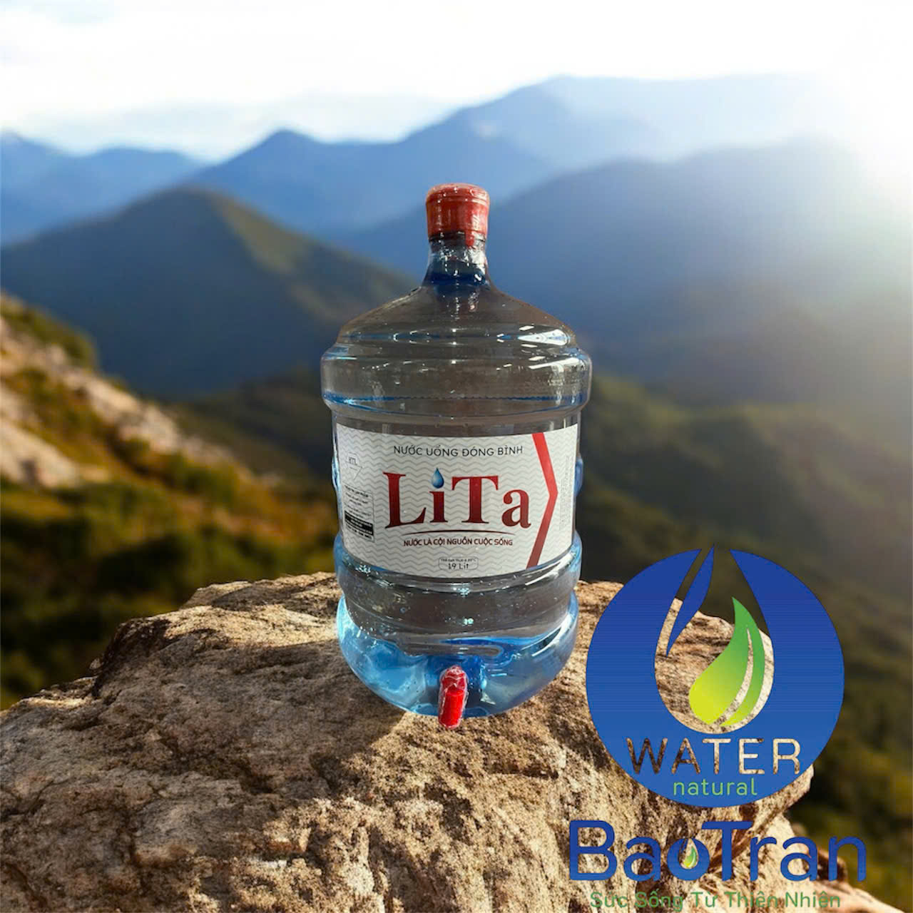 Nước tinh khiết lita 19L