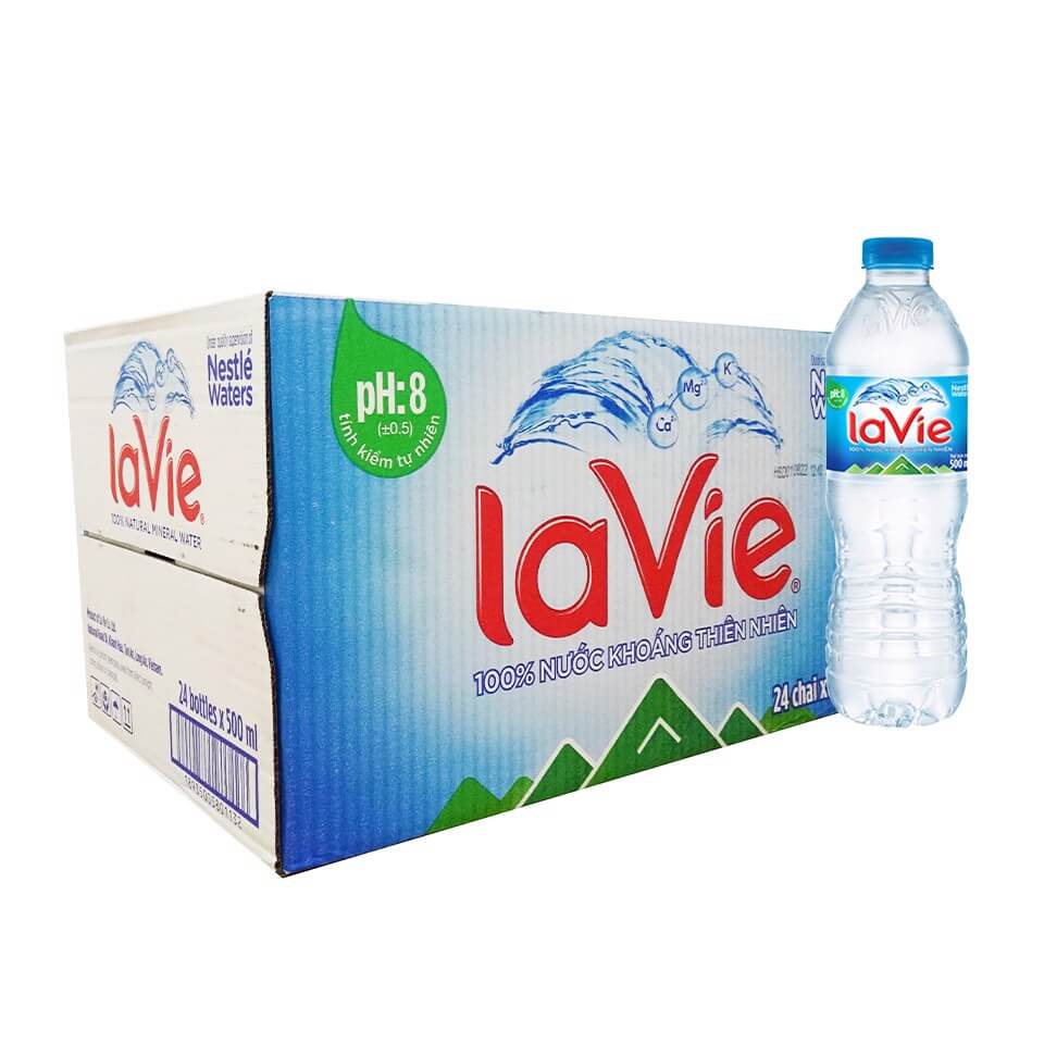 Nước khoáng Lavie 500ml