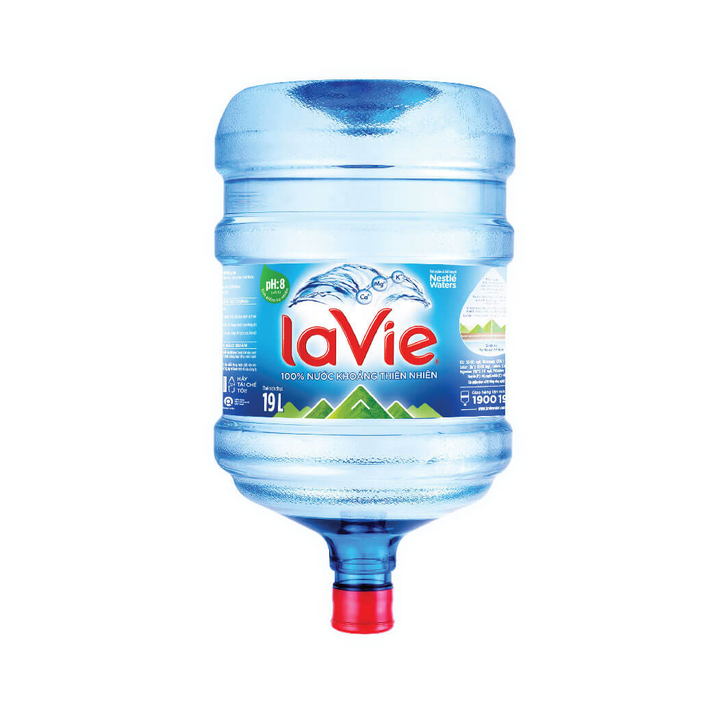 NƯỚC KHOÁNG LAVIE 19L BÌNH ÚP